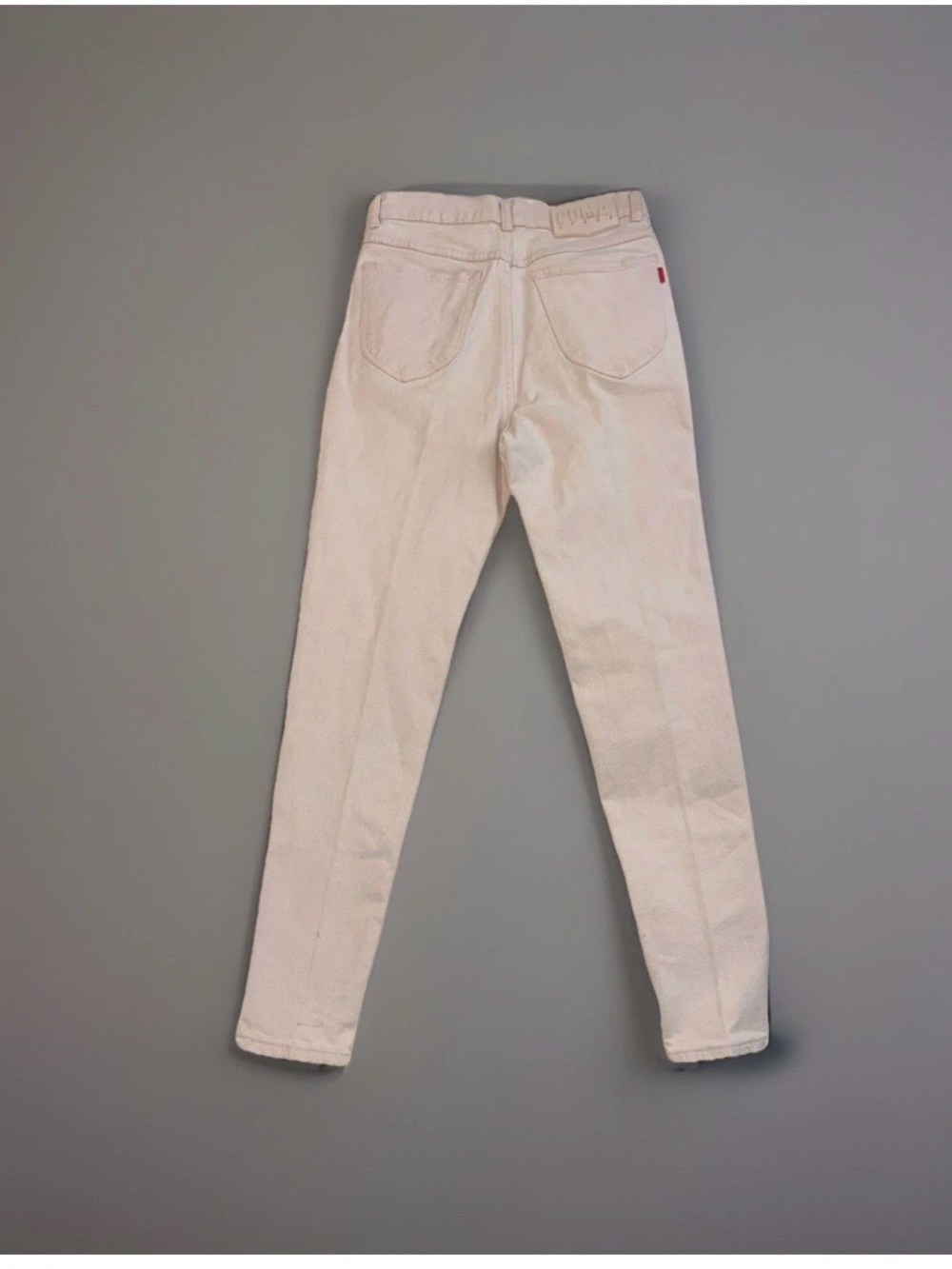 Ultra RARE Puma Women's Pale Pink Straight Leg Jeans #676 - Picture 5 of 6